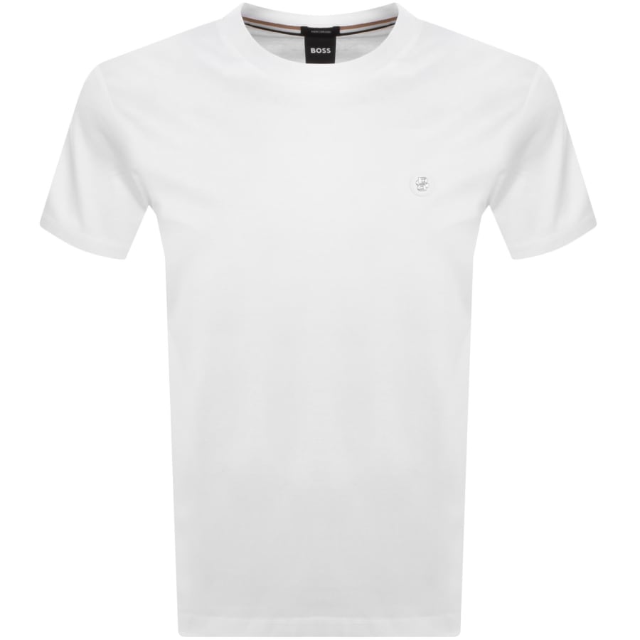 Tシャツ・カットソー Hugo Boss 'Taut 01' T-shirt Hugo Boss C-Taut 01 Logo Slim Fit Brown T-Shirt | eBay